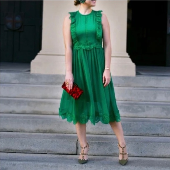 Ted Baker London | Dresses | Emerald Green Ted Baker Dress | Poshmark